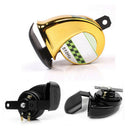 2pcs 12V 110dB Waterproof Motorcycle Truck Loud Snail Siren Horns 510Hz