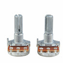 2x B500K Guitar Split Shaft Linear Taper Potentiometer Volume Tone Pot