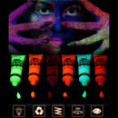 Dark Glowing Body Paint Body&Face Illuminated Backlit Neon Color Fluorescen