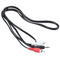 3.5mm Headphones Plug Jack to 2 x RCA AV Audio Cable O7L3