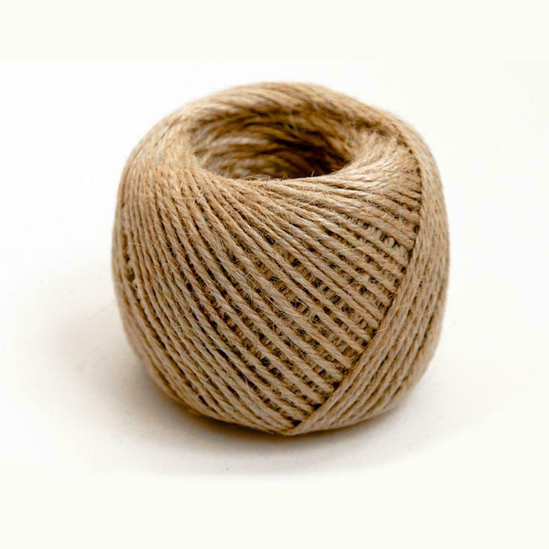 1 Roll 1.4 Metre Jute Twine Cord Dia Hemp Rope Pack Packaging Accessory DIY X7U5