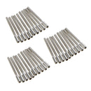 30pcs Metal Wristwatch Stem Movements Extensions Bar Watch Repairing Tool