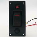 Boat Marine DECK WASH Control Panel ON-OFF Rocker Switch with Overload Protector