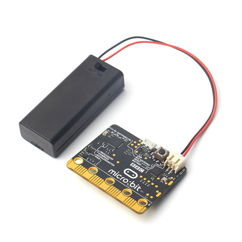 Plastic Battery Case For BBC Micro:bit Teens Programming Learning Accessory