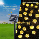 50 LEDs 10m Crystal Ball Solar Light Christmas String Lamps (Warm White)