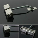1pc Automatic Mounted Spring Door Closer Stainless Steel Adjustable Surface