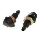 1 Pair Of Car Vehicle Windshield Washer Spray Nozzle Front Washer Nozzle Made Of