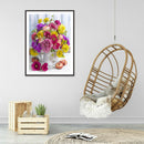 5D DIY Full Drill Diamond Painting Flower Rhinestone Cross Stitch (B865)