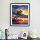 Tree DIY Full Drill Round Diamond Painting Embroidery Mosaic Cross Stitch