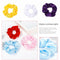 12 Colors Hair Scrunchies Christmas Birthday For Women LED Luminous Solid Party