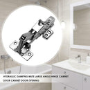 Mute Large Angle Hydraulic Damping Hinge Cabinet Door Hinges (Middle Bend) A