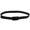 Men's Women's Silicone Belt Rubber Plastic Buckle Plain Leather Style Adjus