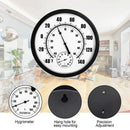 10 Inch Indoor Outdoor Weather Thermometer Hygrometer for Patio, Wall or De