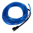 Blue Flexible EL Wire Neon Light 5M Dance Party Decor+Controller