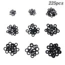 225pcs Rubber O Ring Assortment Set Hydraulic Plumbing Gasket Paintball Seal AU