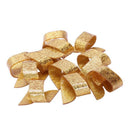 12Pcs Golden Napkin Rings Beauty Special Irregular Plastic Napkin Holder Fo P3W5
