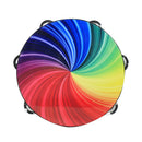 8 inch Double Row Tambourine Orff Percussion Instrument Hand Drum for Kids