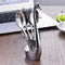 Swan Base Holder With Fruit/ Dessert Fork Cake Spoon Set Pastry Forks Creat W6Q2
