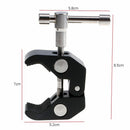 Magic Arm 3/8 1/4 Screw Clamp Crab Plier Clip Bracket Tripod For Camera DV DSLR