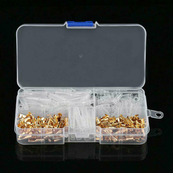 120pcs 3.5mm Connection Terminal Male & Female With Insulation Cover YQF