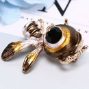 Fashion Women Honeybee Brooch Pins Collar Decoration Badge Corsage Jewelry G Gw