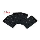 5 Pcs Bra Black 2x3 Hooks Extenders Extender Strap New