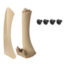 2pcs Right Side Inner Front Door Panel Pull Trim+Cover for  E90 E91 (Beige)