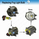 H10 9145 1200LM LED Work Light Bar Flood Fog Driving OffRoad Car Truck Bulb Ligh