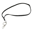 Black Strap Lanyard Bling Rhinestone Crystal Custom for ID Badge Key Ring