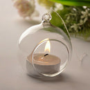 4 inches Diameter Clear Glass Pendant Vase for flower of operation jewelry M1O5
