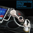 Car Auto Kit MP3 Player Portable Dual USB Auto Bluetooth Car Kit Wireless H