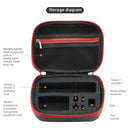 Carbon Fiber Texture Hard Shell EVA Portable Carrying Case for DJI Pocket 2