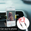 3.5mm Male to Male Car Aux Auxiliary Cord Stereo Audio Cable for Phone iPod L7K9