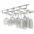 Under Cabinet Stemware Wine Glass Holder Storage Rack 2.17 Inch Deep