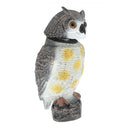 Realistic Owl Decoy Weed Pest Control Pigeon Scarer Garden Repeller C