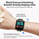Y68 Smartwatch 1.3 inch OLED Blood Pressure Heart Rate Monitor Smart Watch