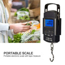 Mini Portable Digital Scale Hand Held Hanging Hook Weighing with Back Light