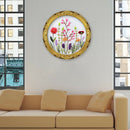 30 X 30cm DIY Flowers Embroidery Kit Needlework Cross Stitch Handwork Craft