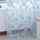 Floral Tulle Voile Door Window Curtain Drape Panel Sheer Scarf Valances