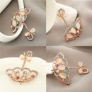 Opal And Rhinestone Umbrella Brooch Pin Cute Korea Style Brooches For Women ^