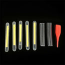50 PCS Fishing Lightstick Float Fluorescent Light Glow Sticks 30M Visibility ST