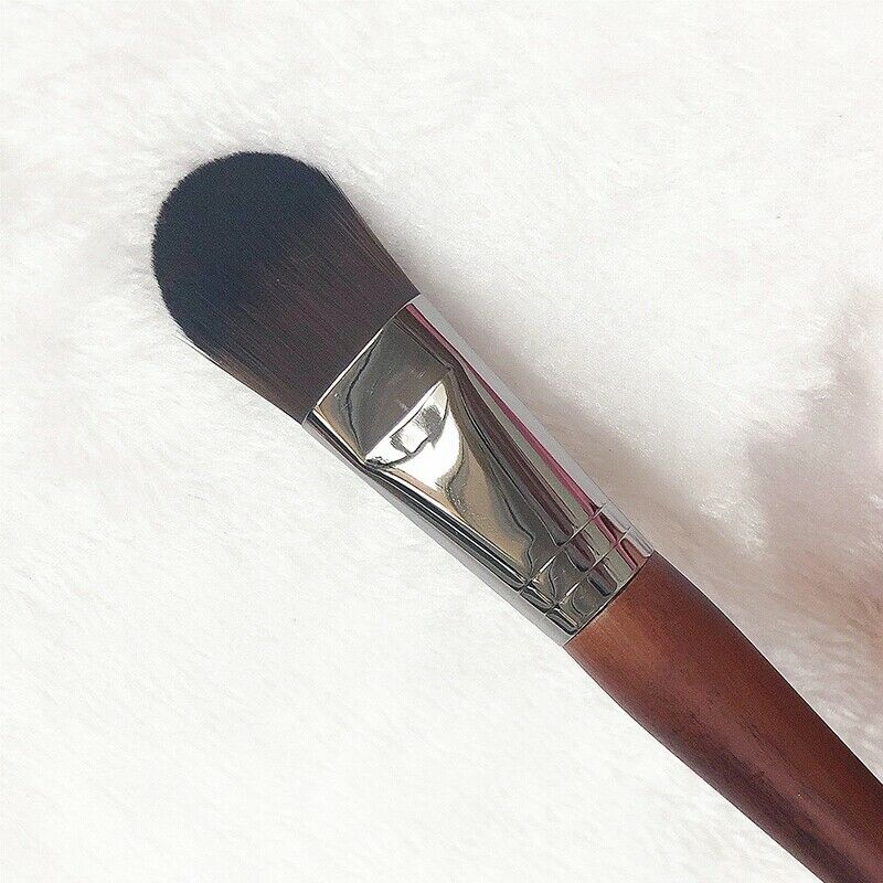 Large Soft Powder Big Blush Flame Brush Foundation Makeup Brush Wood Handle U7E1