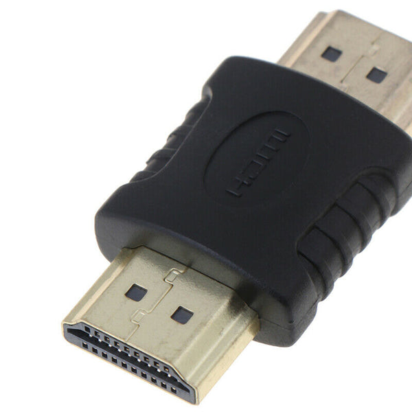 Straight HDMI Male to Male Data Converter Adapter HD Connector Joiner ME