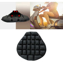 Air Seat Pad Motorcycle Ride Seat Cushion Mattress for Touring Saddles Black