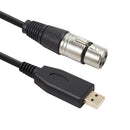 2m USB Microphone Cable for Karaoke Mic USB Male to XLR Female Mic Cord A