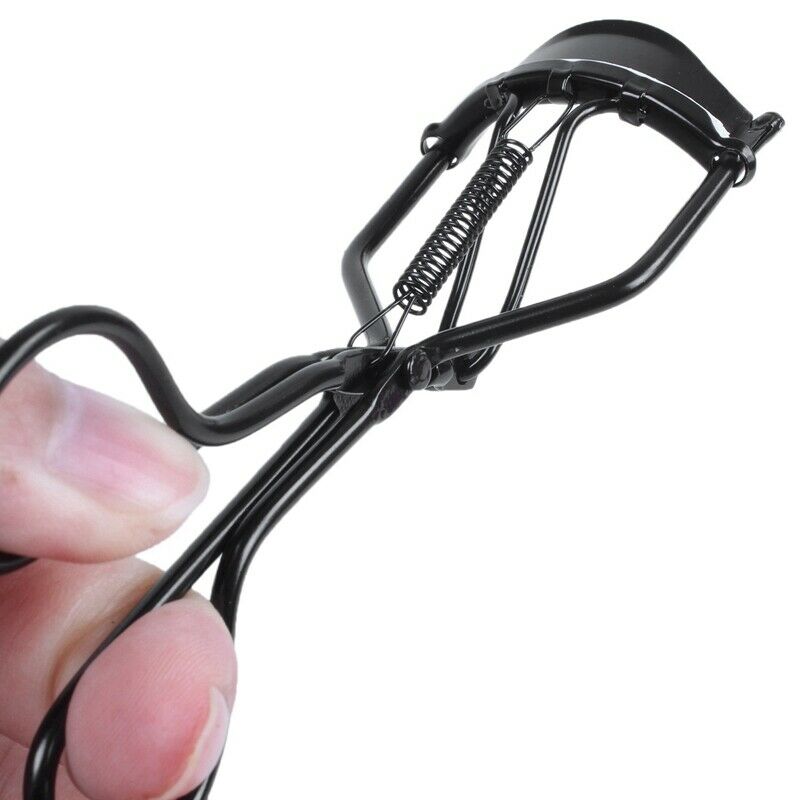 5X(Cosmetic Tool Black Handgrip Curling Lashes Eyelash Curler T1O5)