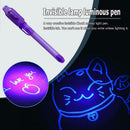 3pcs Invisible Ink Light Pen Stationery Learning Education Kid Student Gift