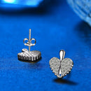 Fashion Love Heart Wing Earrings Rhinestone Date Shopping Girls Ear Studs Intrig