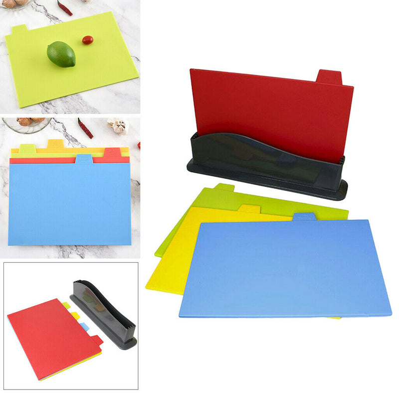 Colorful Kitchen Cutting Board Set of 4 Colored Mats Home Kitchen Bar Restaurant