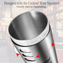 Cocktail Shaker Stainless Steel 24Oz Bar Set Kit 3Pcs Cocktail Shakers with U7B2